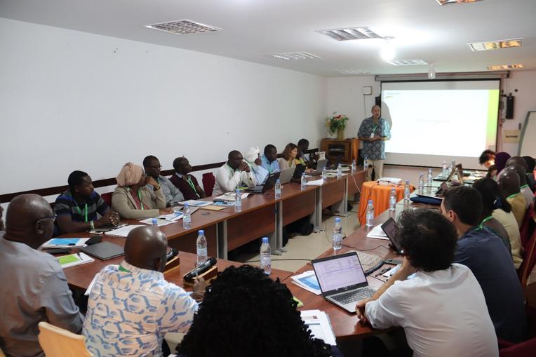 Plenary session at the regional exchange workshop - Saly Hotel, Mbour, Senegal, May 2022 © L. Diedhiou, DISSEM-INN